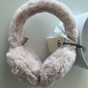 Ugg Faux Fur Earmuff in Pink